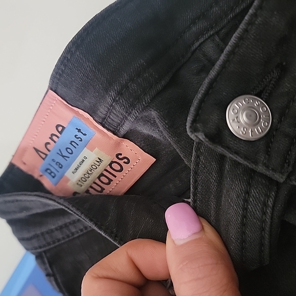 NWT Acne Studios black jeans - Picture 2 of 6